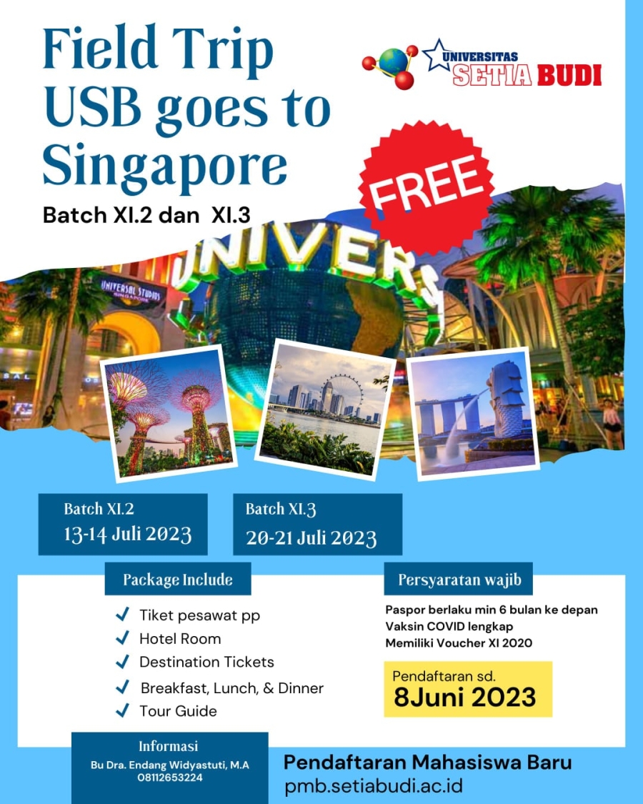 Field Trip USB Goes to Singapore Batch XI-2 &amp; XI-3